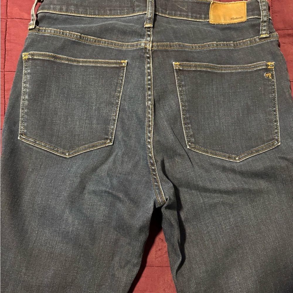 Madewell 9” High Rise Skinny Blue Jeans